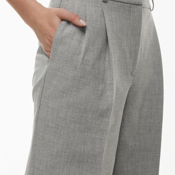 Babaton Atelier Black Pleated Trouser Size 6 - Picture 3 of 6